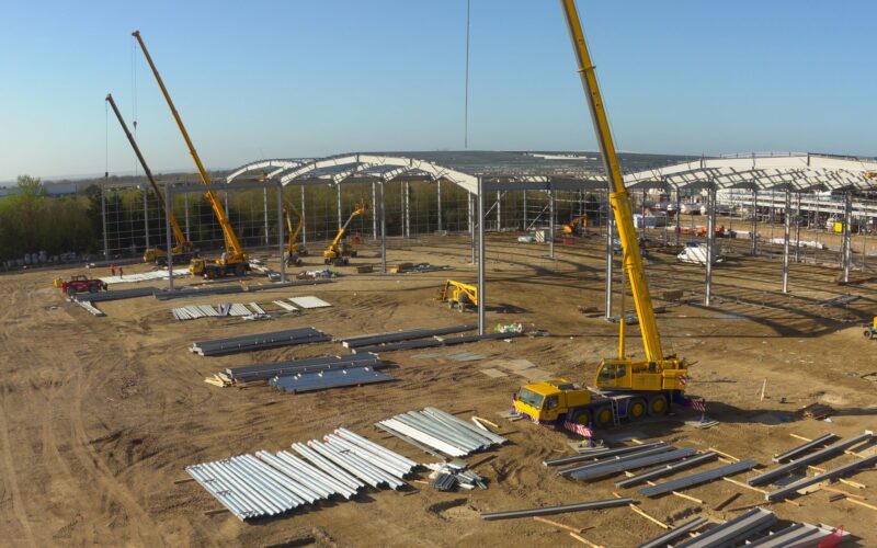 outdoor long term construction site time lapse camera