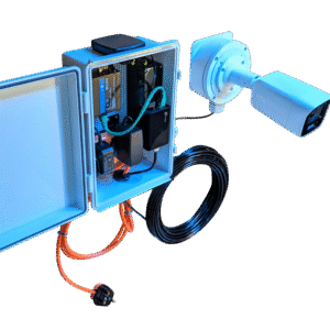 4K construction time-lapse camera system with 4G remote monitoring