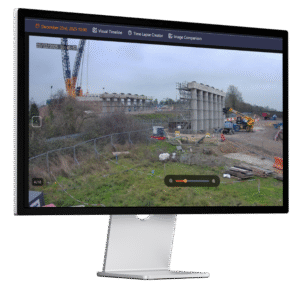 2K construction time-lapse camera system with 4G remote monitoring