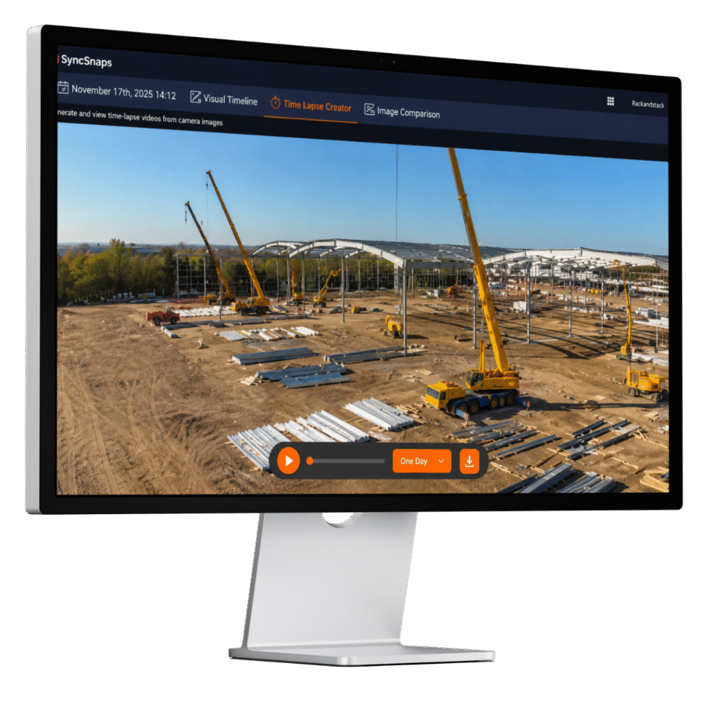 8k time lapse camera on remote web-portal